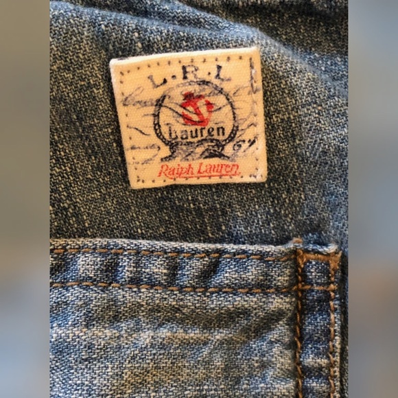 RALPH LAUREN High-Waisted Denim Jeans Shorts EUC - Picture 3 of 8